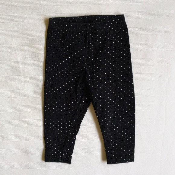 mixed brands tunic peplum top with leggings outfit set 6-12 months baby girl - Picture 6 of 7